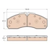 Image de Kit De Plaquettes De Frein, Frein À Disque Gdb3567 Trw Trw Gdb3567 Iveco