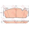 Image de Kit De Plaquettes De Frein, Frein À Disque Gdb2020 Trw Trw Gdb2020 Bmw