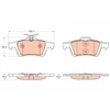 Image de Kit De Plaquettes De Frein, Frein À Disque Gdb2033 Trw Trw Gdb2033 Ford