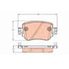 Image de Kit De Plaquettes De Frein, Frein À Disque Cotec Gdb2042 Trw Trw Gdb2042 Audi;Seat;Skoda;Volkswagen