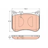 Image de Kit De Plaquettes De Frein, Frein À Disque Gdb2019 Trw Trw Gdb2019 Mercedes-Benz