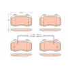 Image de Kit De Plaquettes De Frein, Frein À Disque Gdb2045 Trw Trw Gdb2045 Abarth;Alfa Romeo