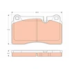 Image de Kit De Plaquettes De Frein, Frein À Disque Gdb2048 Trw Trw Gdb2048 Aston Martin