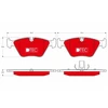 Image de Kit De Plaquettes De Frein, Frein À Disque Dtec Cotec Gdb1531dte Trw Trw Gdb1531dte Bmw;Mg