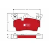 Image de Kit De Plaquettes De Frein, Frein À Disque Dtec Cotec Gdb1652dte Trw Trw Gdb1652dte Audi;Porsche