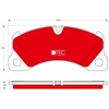 Image de Kit De Plaquettes De Frein, Frein À Disque Dtec Cotec Gdb1774dte Trw Trw Gdb1774dte Porsche;Volkswagen