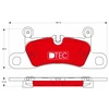 Image de Kit De Plaquettes De Frein, Frein À Disque Dtec Cotec Gdb1875dte Trw Trw Gdb1875dte Porsche;Volkswagen