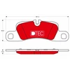 Image de Kit De Plaquettes De Frein, Frein À Disque Dtec Cotec Gdb1839dte Trw Trw Gdb1839dte Porsche
