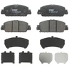 Image de Kit De Plaquettes De Frein, Frein À Disque Gdb3615 Trw Trw Gdb3615 Honda