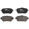 Image de Kit De Plaquettes De Frein, Frein À Disque Gdb3617 Trw Trw Gdb3617 Nissan;Renault