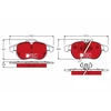 Image de Kit De Plaquettes De Frein, Frein À Disque Dtec Cotec Gdb1613dte Trw Trw Gdb1613dte Cadillac;Fiat;Opel;Saab;Vauxhall
