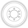 Image de Tambour De Frein Db4452 Trw Trw Db4452 Isuzu