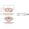 Image de Kit De Plaquettes De Frein, Frein À Disque Gdb2099 Trw Trw Gdb2099 Opel