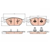 Image de Kit De Plaquettes De Frein, Frein À Disque Gdb2113 Trw Trw Gdb2113 Audi