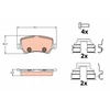 Image de Kit De Plaquettes De Frein, Frein À Disque Gdb2125 Trw Trw Gdb2125 Volvo