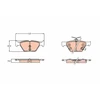 Image de Kit De Plaquettes De Frein, Frein À Disque Gdb3639 Trw Trw Gdb3639 Subaru