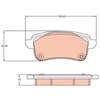 Image de Kit De Plaquettes De Frein, Frein À Disque Gdb2136 Trw Trw Gdb2136 Renault