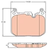 Image de Kit De Plaquettes De Frein, Frein À Disque Gdb2137 Trw Trw Gdb2137 Bmw;Mini