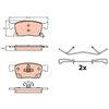 Image de Kit De Plaquettes De Frein, Frein À Disque Gdb2139 Trw Trw Gdb2139 Opel;Vauxhall