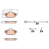 Image de Kit De Plaquettes De Frein, Frein À Disque Gdb2141 Trw Trw Gdb2141 Fiat