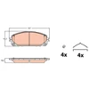 Image de Kit De Plaquettes De Frein, Frein À Disque Gdb2142 Trw Trw Gdb2142 Jeep