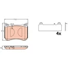 Image de Kit De Plaquettes De Frein, Frein À Disque Gdb2144 Trw Trw Gdb2144 Mercedes-Benz