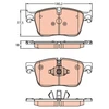 Image de Kit De Plaquettes De Frein, Frein À Disque Gdb2145 Trw Trw Gdb2145 Jaguar;Land Rover