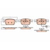 Image de Kit De Plaquettes De Frein, Frein À Disque Gdb2127 Trw Trw Gdb2127 Audi