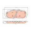 Image de Kit De Plaquettes De Frein, Frein À Disque Gdb2158 Trw Trw Gdb2158 Audi;Cupra;Volkswagen