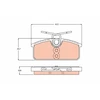 Image de Kit De Plaquettes De Frein, Frein À Disque Gdb2165 Trw Trw Gdb2165 Renault