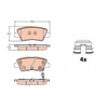 Image de Kit De Plaquettes De Frein, Frein À Disque Gdb2173 Trw Trw Gdb2173 Kia