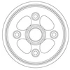 Image de Tambour De Frein Db4555 Trw Trw Db4555 Chevrolet;Daewoo