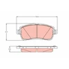 Image de Kit De Plaquettes De Frein, Frein À Disque Gdb2176 Trw Trw Gdb2176 Ford