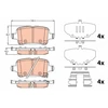 Image de Kit De Plaquettes De Frein, Frein À Disque Gdb2184 Trw Trw Gdb2184 Opel;Vauxhall