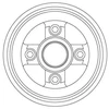 Image de Tambour De Frein Db4477 Trw Trw Db4477 Suzuki