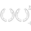 Image de Jeu De Mâchoires De Frein Gs8867 Trw Trw Gs8867 Toyota