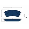 Image de Kit De Plaquettes De Frein, Frein À Disque Electric Blue Gdb1463bte Trw Trw Gdb1463bte Citroen;Peugeot