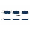 Image de Kit De Plaquettes De Frein, Frein À Disque Electric Blue Gdb1956bte Trw Trw Gdb1956bte Volkswagen