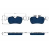 Image de Kit De Plaquettes De Frein, Frein À Disque Electric Blue Gdb2063bte Trw Trw Gdb2063bte Bmw;Mini