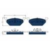Image de Kit De Plaquettes De Frein, Frein À Disque Electric Blue Gdb1984bte Trw Trw Gdb1984bte Seat;Skoda;Volkswagen