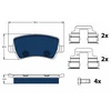 Image de Kit De Plaquettes De Frein, Frein À Disque Electric Blue Gdb1685bte Trw Trw Gdb1685bte Volvo