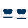 Image de Kit De Plaquettes De Frein, Frein À Disque Electric Blue Gdb1726bte Trw Trw Gdb1726bte Bmw