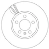 Image de Disque De Frein Trw Df6964 Audi;Seat;Skoda;Volkswagen