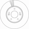 Image de Disque De Frein Trw Df6966 Hyundai;Kia
