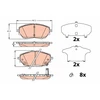Image de Jeu De Plaquettes De Frein, Frein À Disque Gdb2290 Trw Trw Gdb2290 Toyota