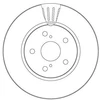 Image de Disque De Frein Trw Df6986s Toyota