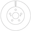 Image de Disque De Frein Trw Df6734 Toyota