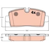 Image de Jeu De Plaquettes De Frein, Frein À Disque Gdb2598 Trw Trw Gdb2598 Iveco