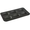 Image de Plaque de 6 madeleines gourmandes - - Marron - Acier