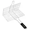 Image de Grille de barbecue 6 steaks et 2 hamburgers 35 x 21 cm
